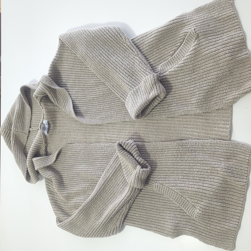 London Kaye Oversized Hooded Sweater Cardigan XS